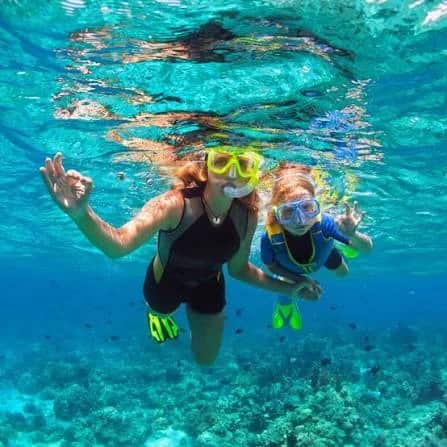 Snorkeling activity in North Bay Island (Coral Island) - water adventure experience
