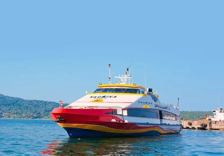Neil Island to Port Blair Ferry ferry route